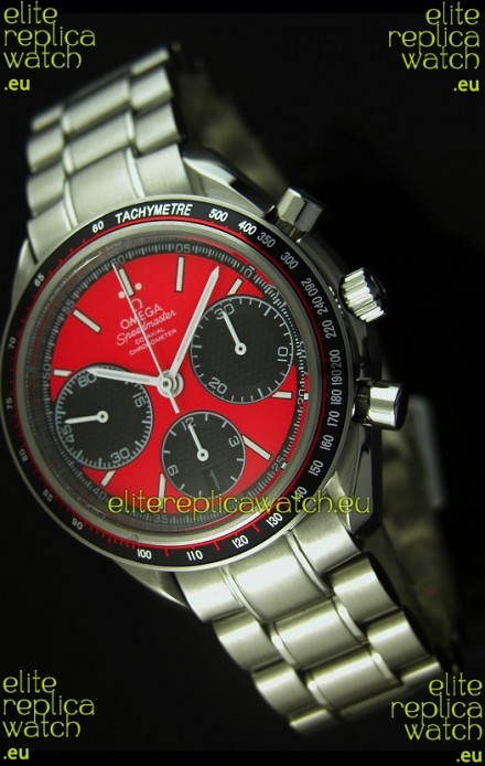 Omega Speedmaster Racing Edition Swiss Replica Watch - Red Dial - 1:1 Mirror Replica